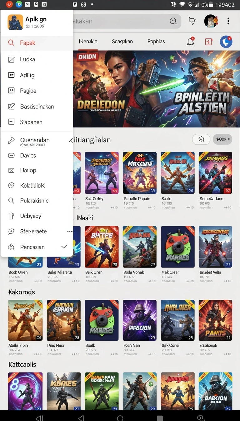 Tampilan utama aplikasi Review Aplikasi 888r yang intuitif dan efisien.