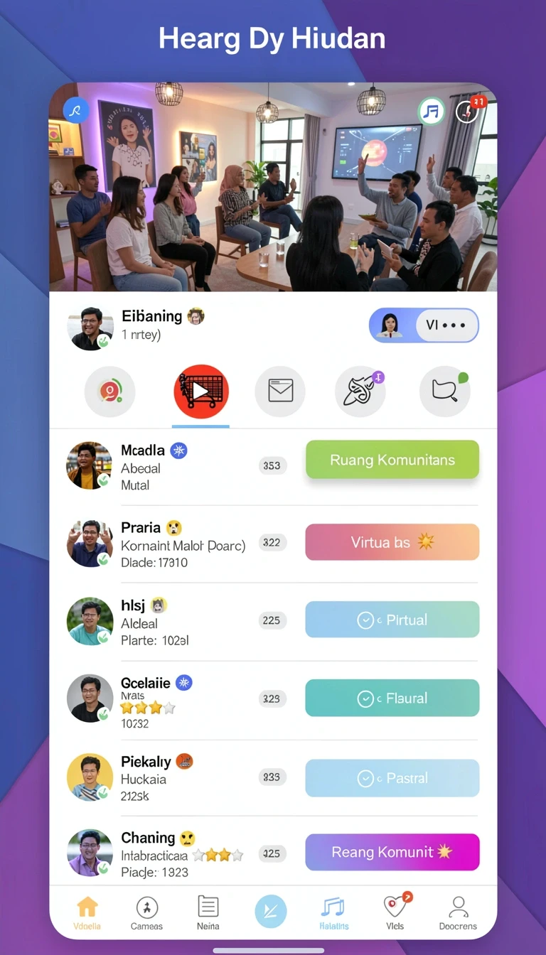 Tampilan utama aplikasi Review Aplikasi jaring08 yang intuitif dan efisien.