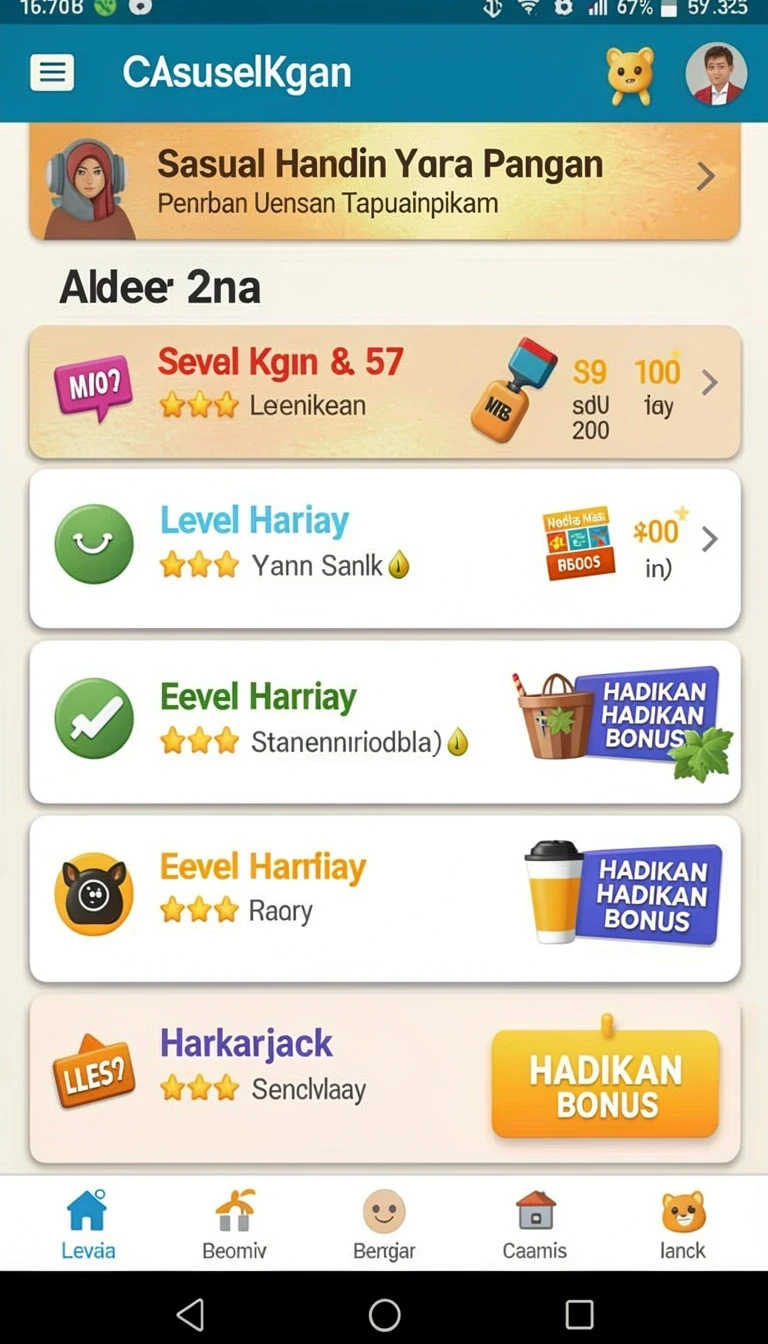 Tampilan utama aplikasi Review Aplikasi surgavip yang intuitif dan efisien.
